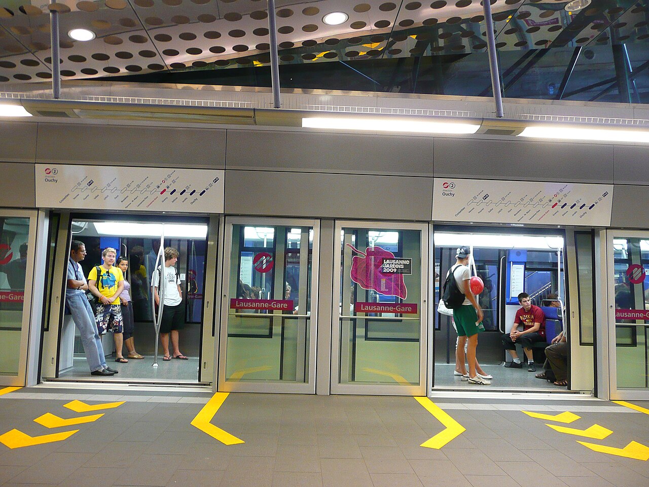 Plan et station M2